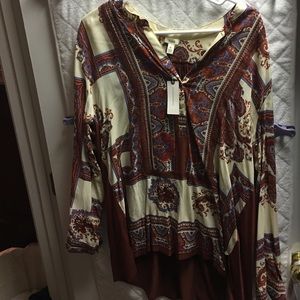 Anthropologie long sleeve top! Never worn!