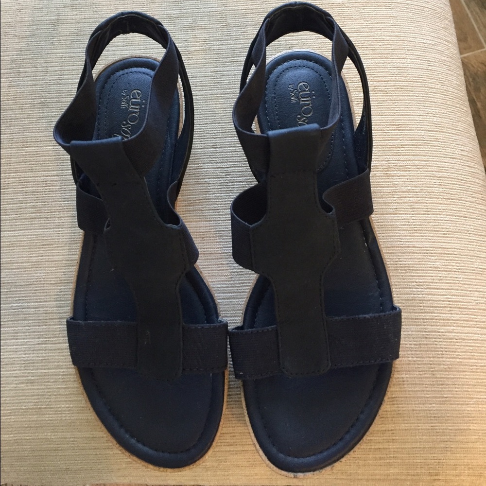 Eurosoft Sofft Celeste 7.5 Blue Gladiator Sandal