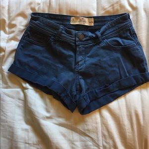 Navy blue Hollister shorts