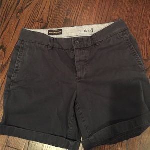 J. Crew navy broken in boyfriend shorts size 4
