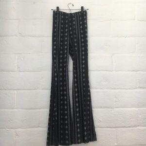 Boho Blue Patterned Pants