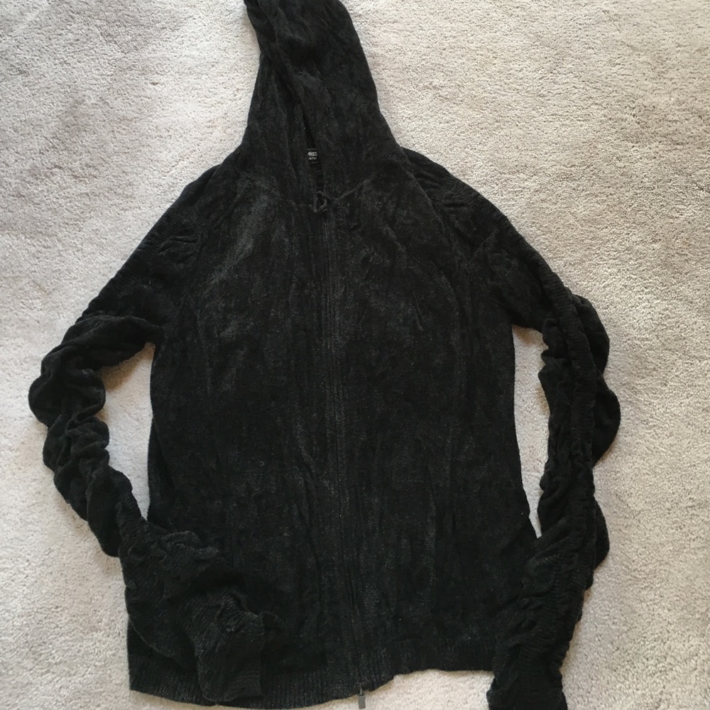 Express stretch hooded top