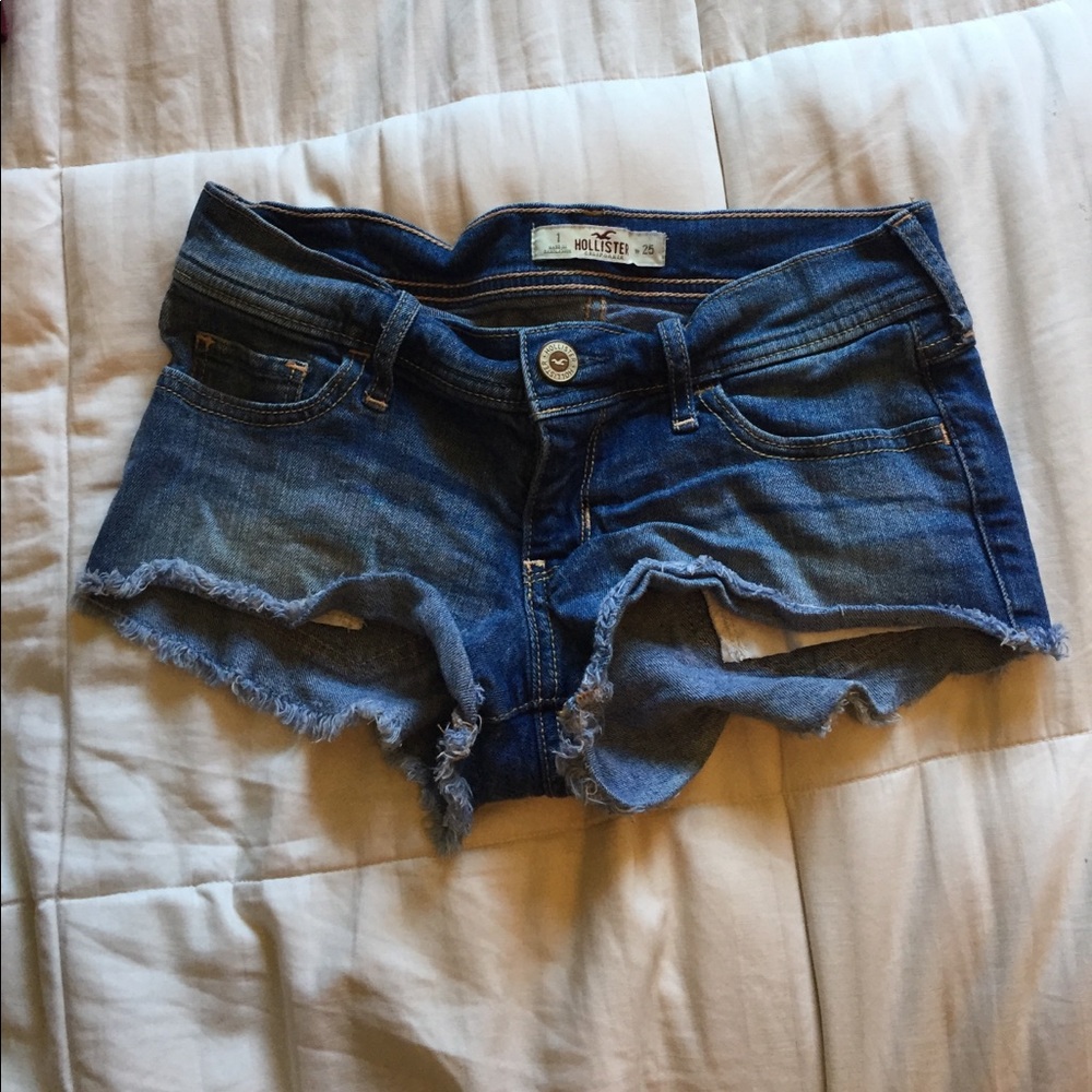 Denim Hollister shorts