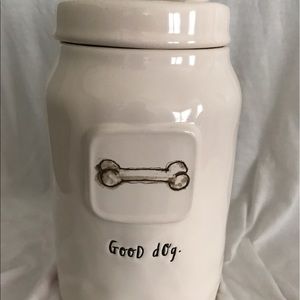 Rae Dunn "good dog" small Canister