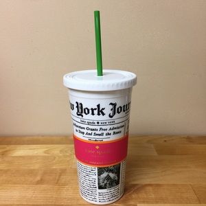 Rare Kate Spade Make Headlines 20 oz Tumbler