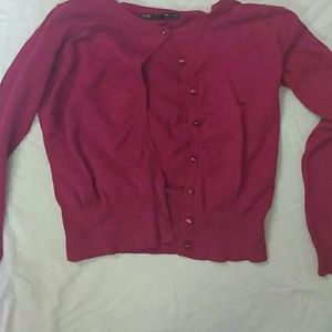 Maroon cartigan