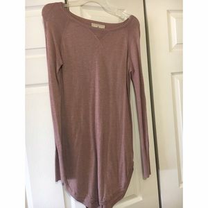 Mauve t-shirt dress