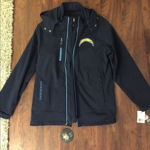 NFL Chargers  New Rain Jacket.