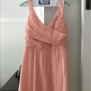 Pink jcrew bridesmaid dress