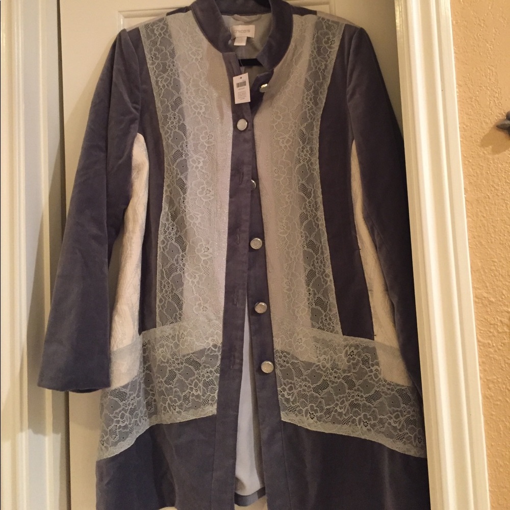 Chico's jacket. NWT.  Chico's Size 1 = size 8