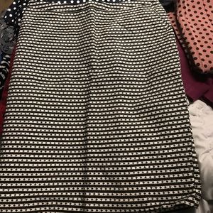 Black & white pencil skirt from Merona, size 14