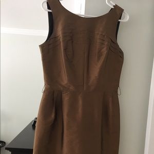 Bronze colored cocktail dress