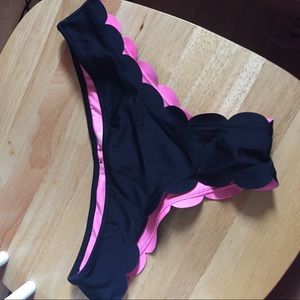 PINK Victoria Secret Bikini Bottoms Scalloped