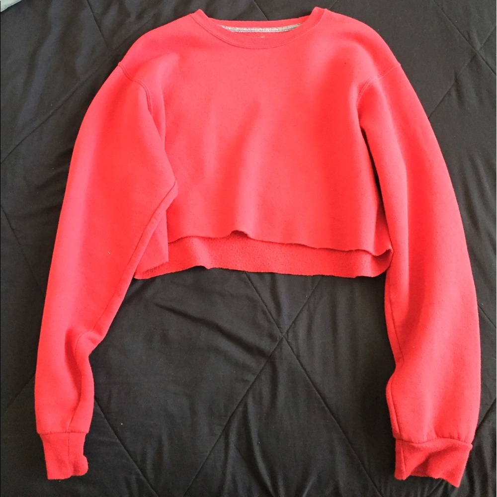 Cropped sweatshirt