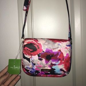 Floral Kate Spade cross body bag