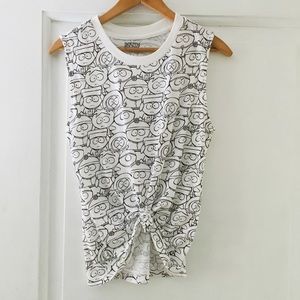 South Park White Muscle Tank