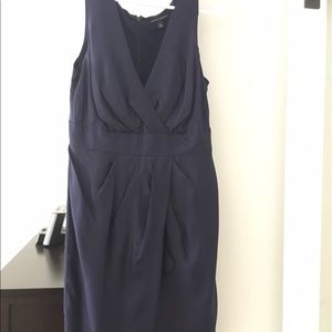 Navy blue cocktail dress