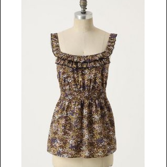Anthropologie Tops - 🔥 3/$15 Eloise Anthropologie Lunner floral tank