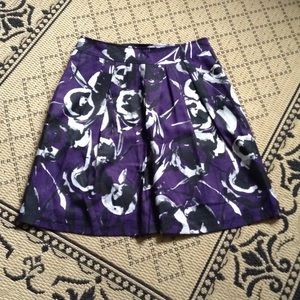 🅿️🆕 3/$10 Ann Taylor Pretty Matte Satin Evening Skirt 💜👁‍🗨🌃