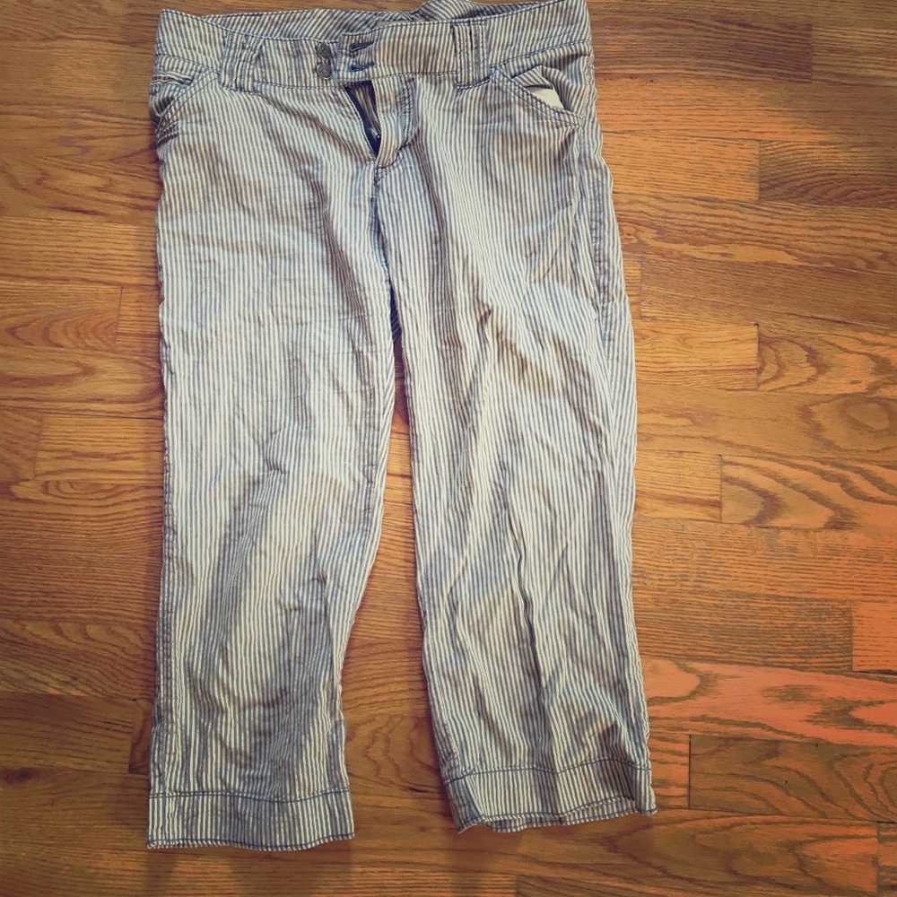 Striped capris