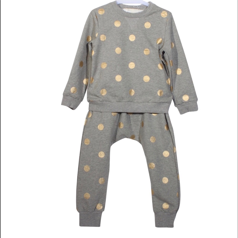 Metallic Dots Jogger Set