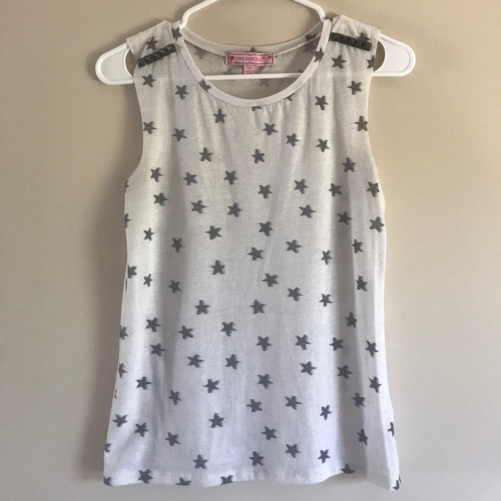 « Studded Star Print Tank »