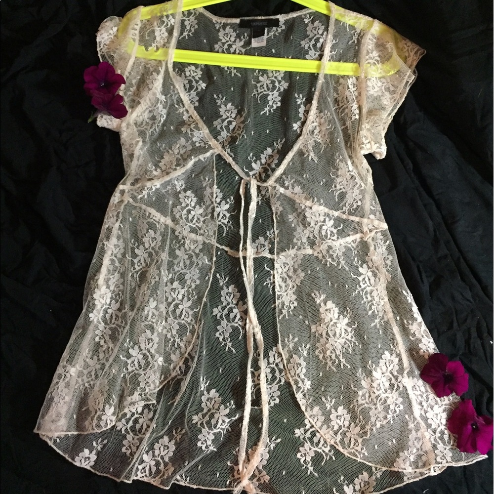 Express lace top