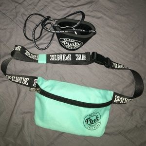 VS PINK Fanny pack and Lanyard