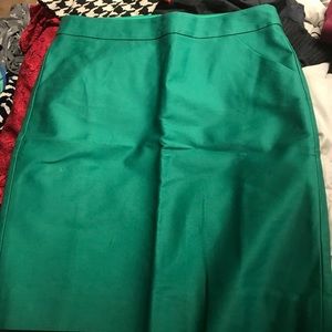 Green pencil skirt from JCrew, size 14