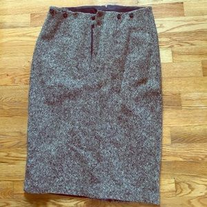 Ralph Lauren Tweed black and white skirt