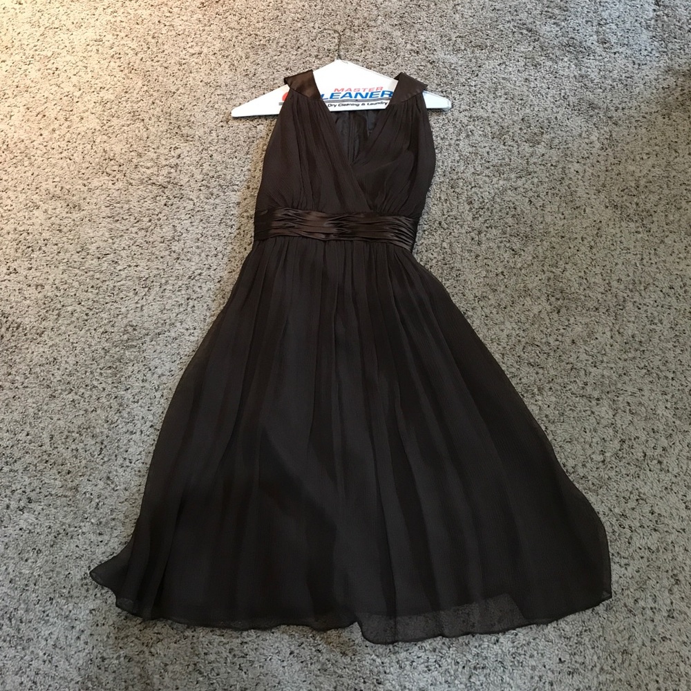 Brown cocktail dress