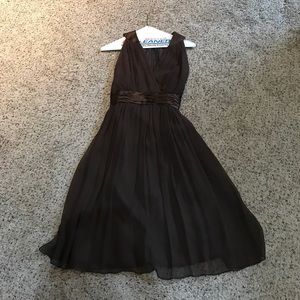 Brown cocktail dress