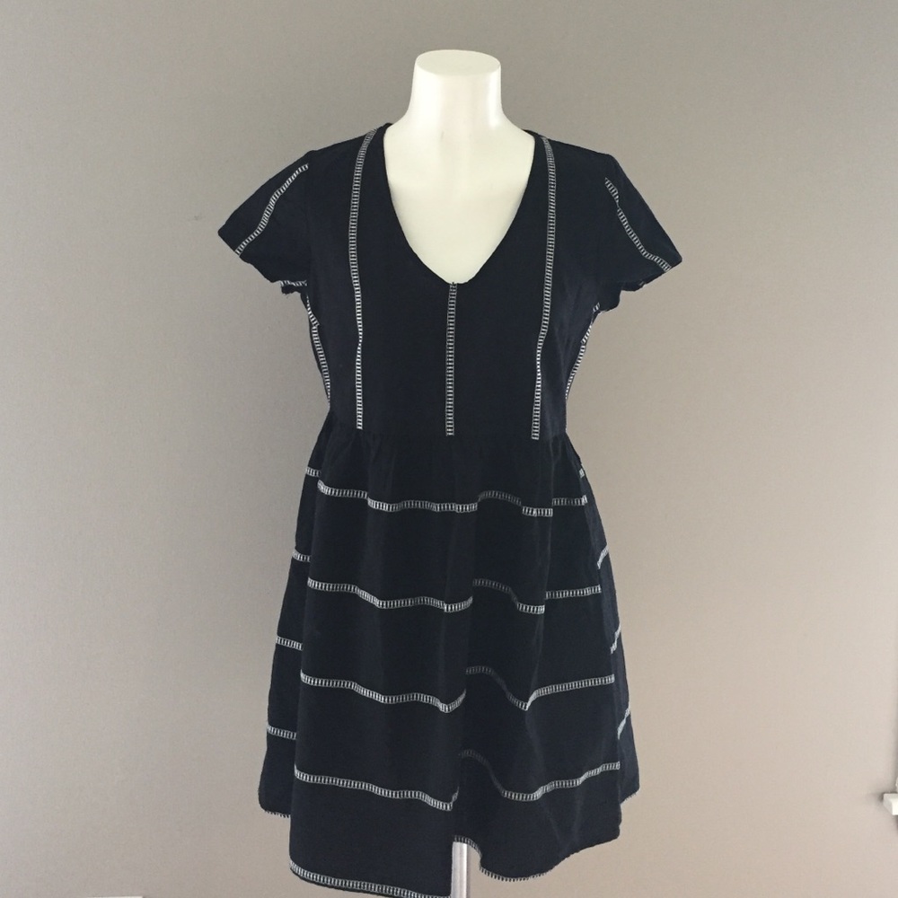 Linen vintage inspired dress