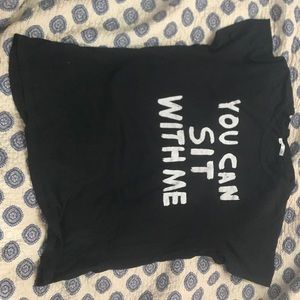 Zara "you can sit with me" tee
