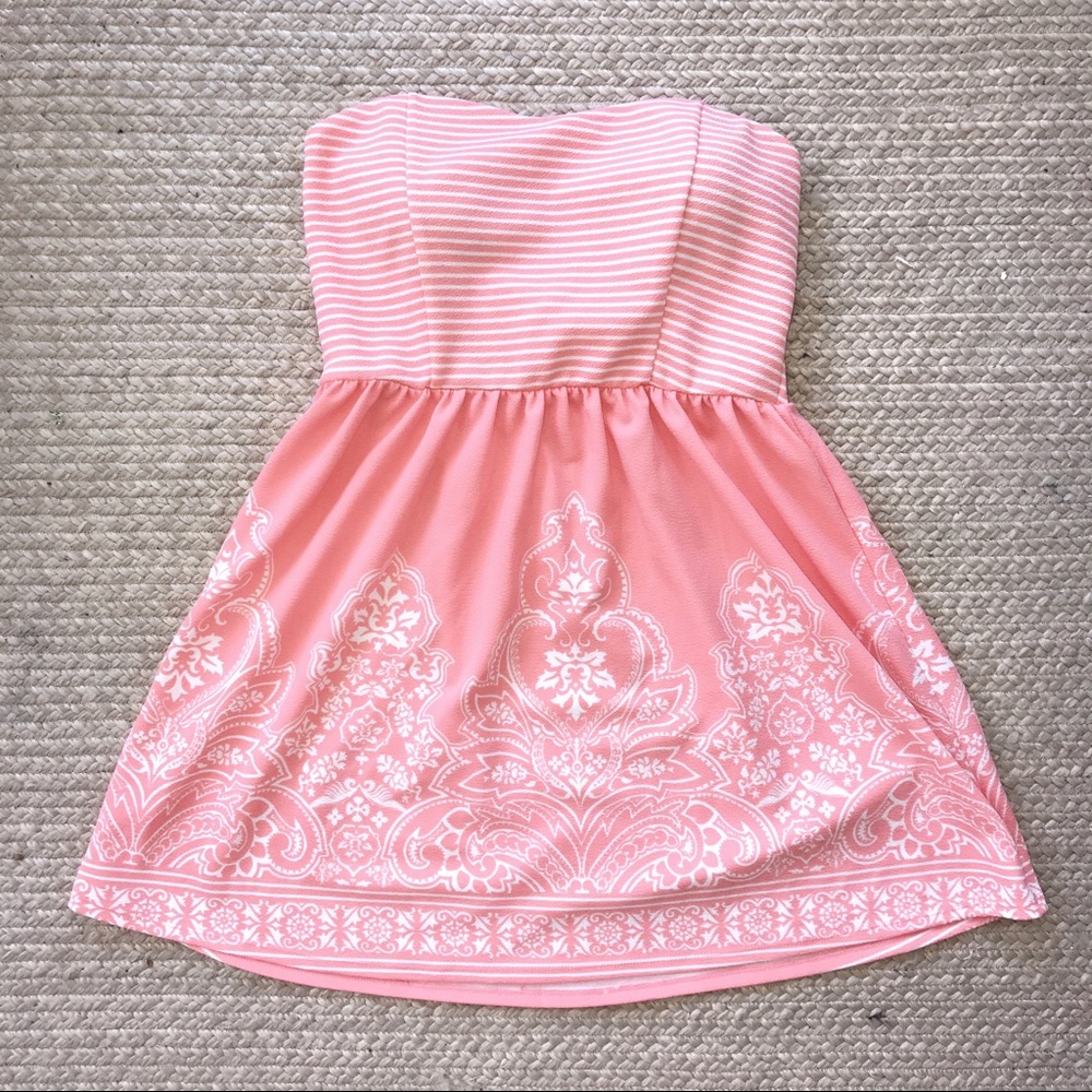 Pastel Pink Summer Dress🌸 L