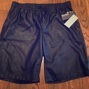 Kenneth Cole Reaction Pleather Shorts