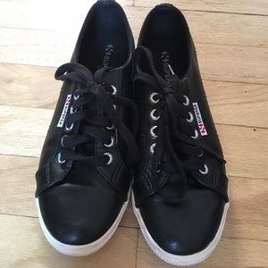 Faux Leather Sneakers