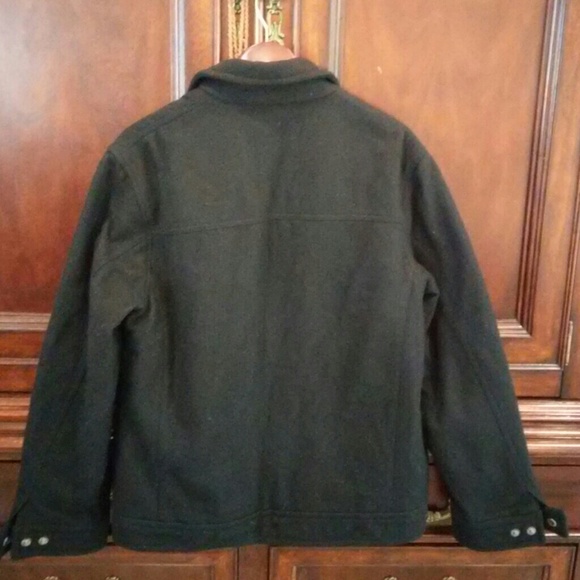 Men's GUESS Black Wool Jacket NWOT