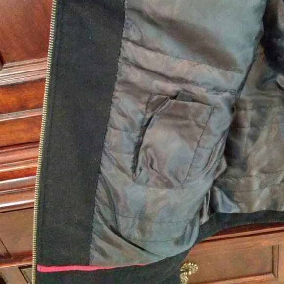 Men's GUESS Black Wool Jacket NWOT