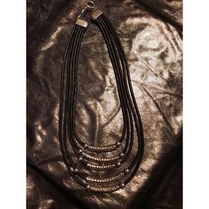 Black & Gray necklace cheap 😎
