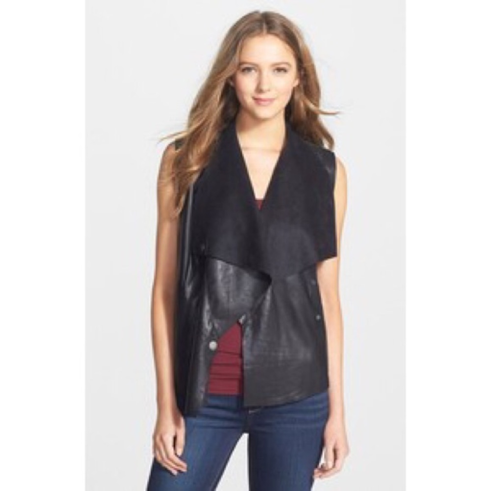 Kut from the kloth vegan leather vest