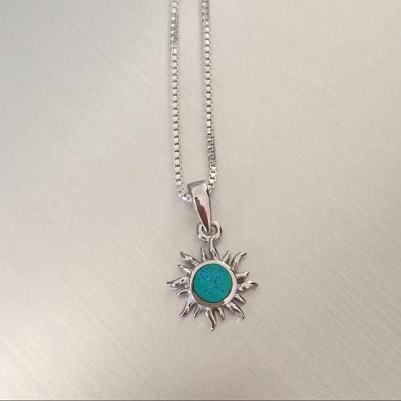 Jewelry | Sterling Silver Blue Lab Opal 