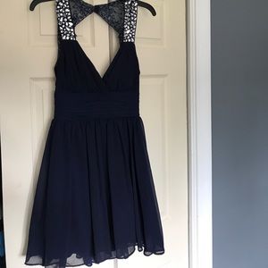 Navy Blue Dress