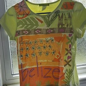 Great colors! Summer tee. Gently used.