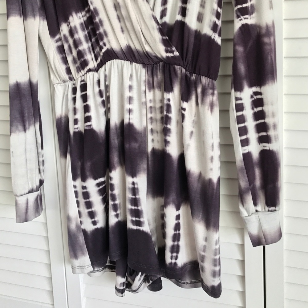 🔅BOGO Last 1 | Tie Dye Open Back Choker Romper - Picture 5 of 5