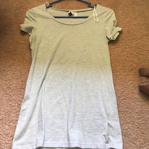Light blue/ green t shirt
