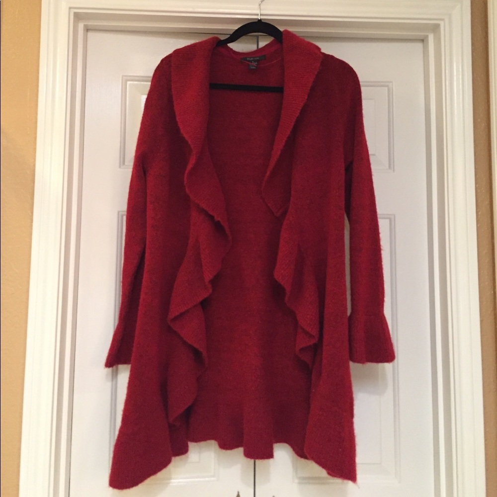 Red style and co cardigan