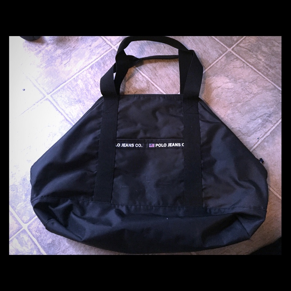90s Ralph Lauren lightweight nylon duffle bag