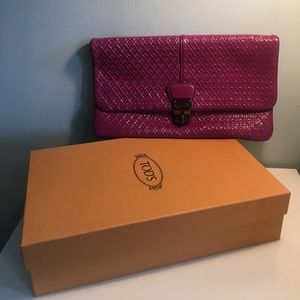 Tod's Purple Clutch