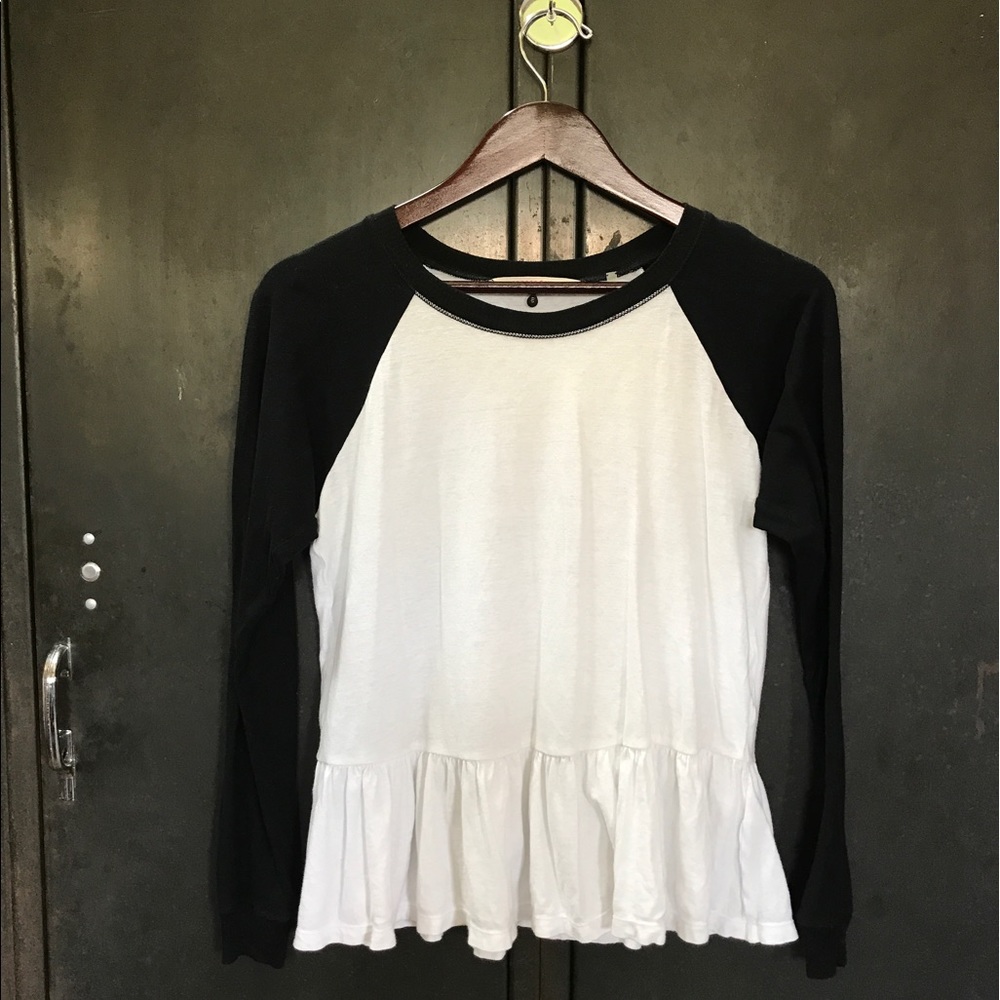 Rebecca Taylor Ruffled Raglan Shirt